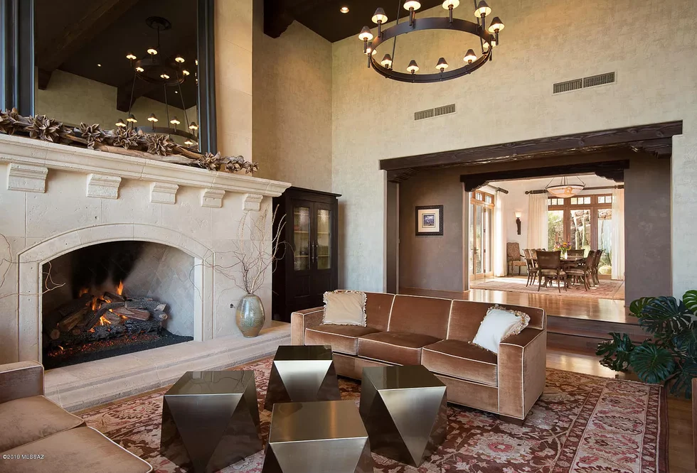 The 9,003-square-feet home sits like a mystical dream on a beautiful desert landscape.