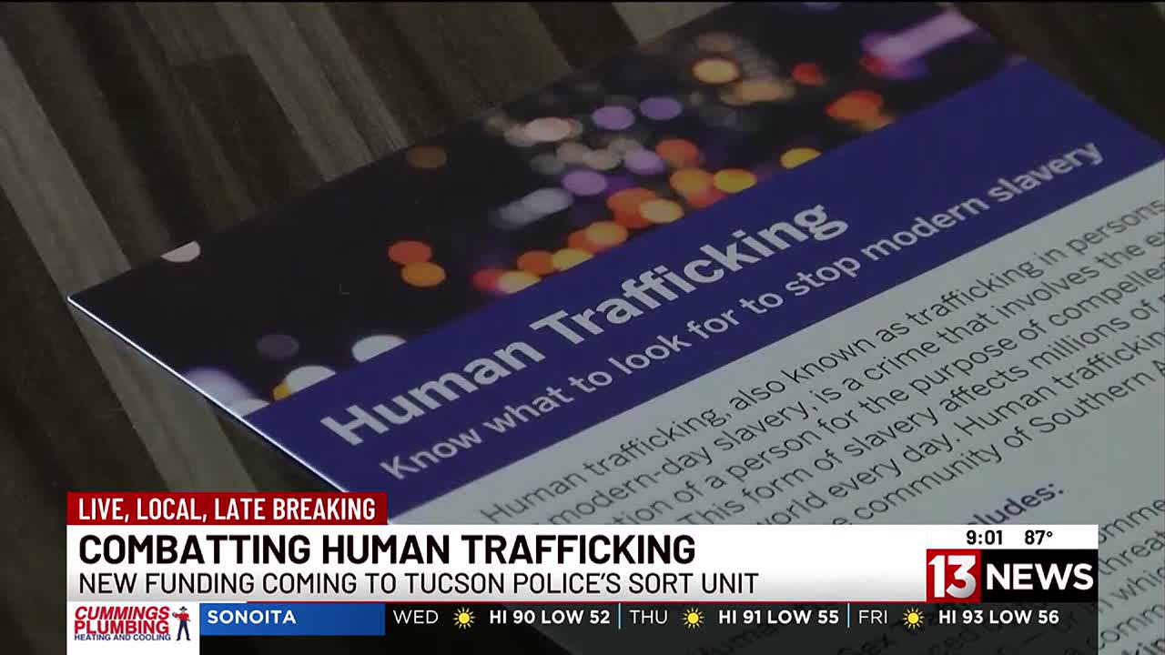 New funding to help Tucson Police tackle human trafficking - Vimarsana News