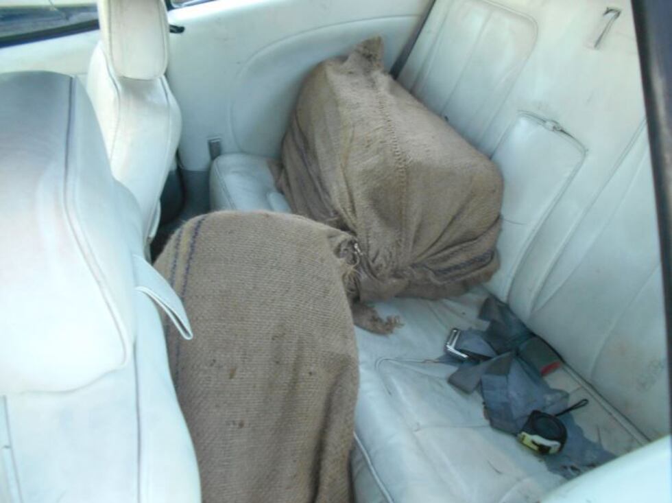 Bundles found in vehicle in Sierra Vista arrest. (Source: Sierra Vista Police Department)
