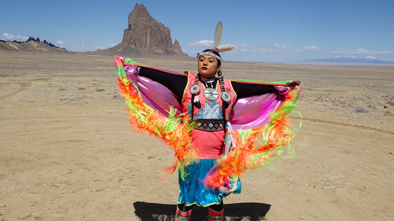 Yang, a 19-year-old Diné woman, uses her TikTok platform of more than 32,000 followers to...