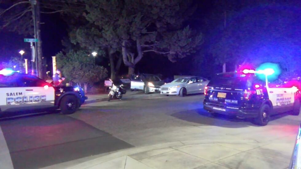 Police and deputies responded to the site of a crash with a suspect's car in Independence on...
