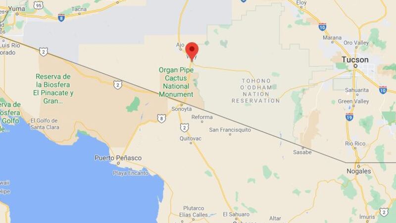 Why, Arizona, is at the junction of SR-85 and SR-86 in western Pima County.