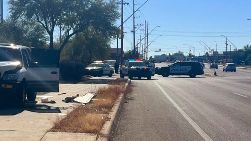 At least one person suffered serious injuries in a crash near Valencia and 12th Avenue in Tucson.