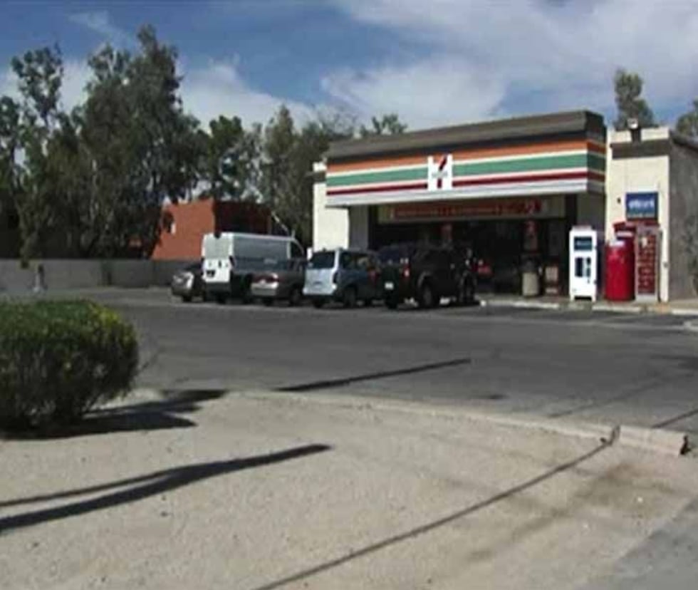 Police believe the crime spree began with a theft at this convenience store at Clumbus and...
