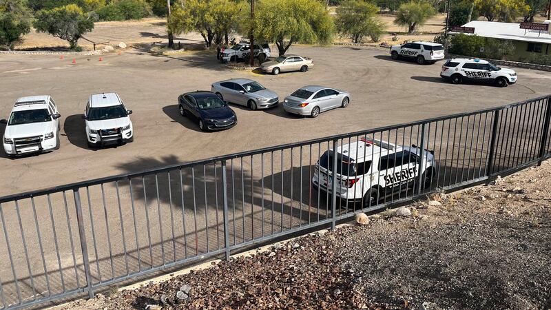 Law enforcement on scene of a shots fired call in Tucson