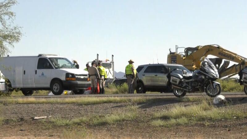 Interstate 10 westbound reopens after a crash involving a pedestrian in Marana.