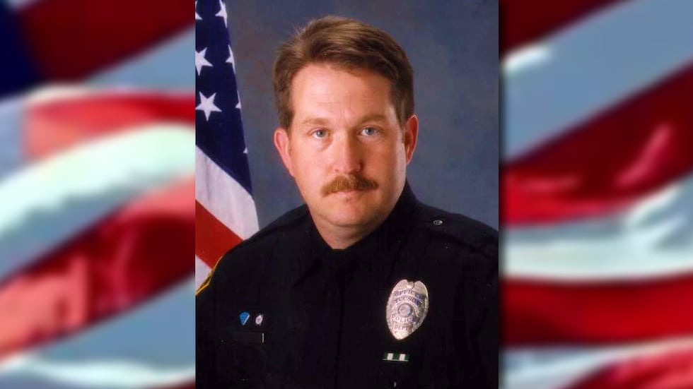 Tucson police officer Patrick Kent Hardesty was killed in the line of duty in 2003.