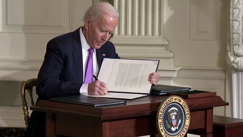 The private-prison order was one of four signed Tuesday, Jan. 26, by President Joe Biden, who...