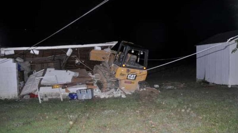 Deputies found the bulldozer still running when they arrived on scene at Jollystreet Road.