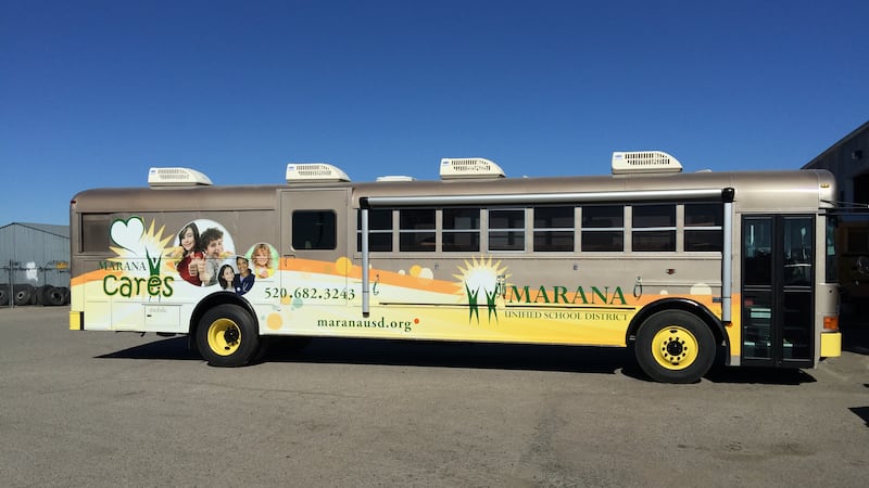 The Marana Unified School District provides free meals for students during each fall, winter...