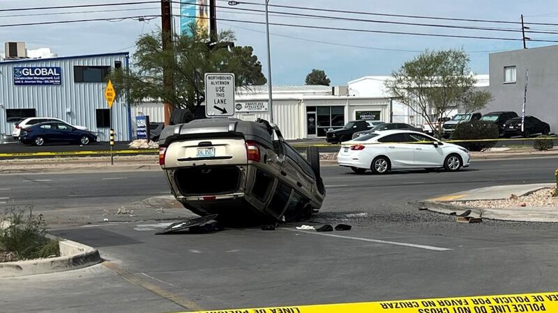 A van suspected of being used to smuggle migrants crashed near 22nd Street and Alvernon Way...