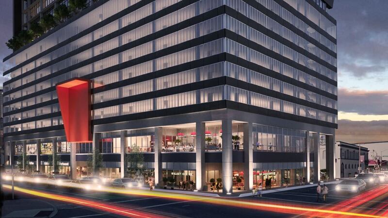Rendering of proposed downtown building. (Source: CBRE)